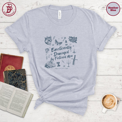 Emotionally Damaged by Fictional Men Tee