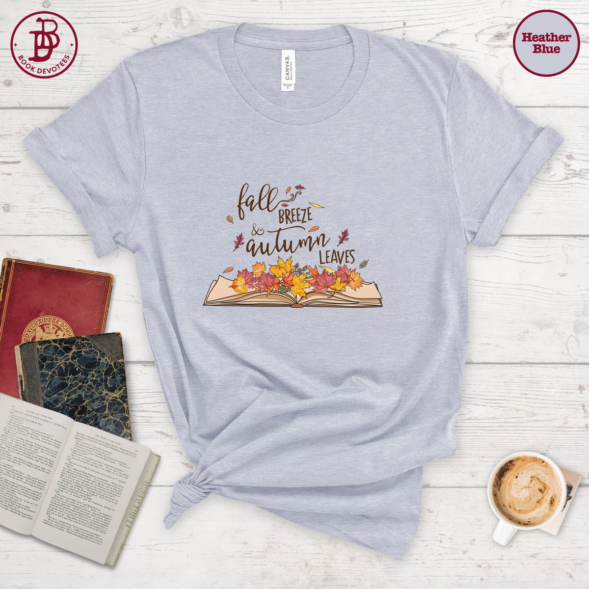 Fall Breeze Autumn Leaves Tee