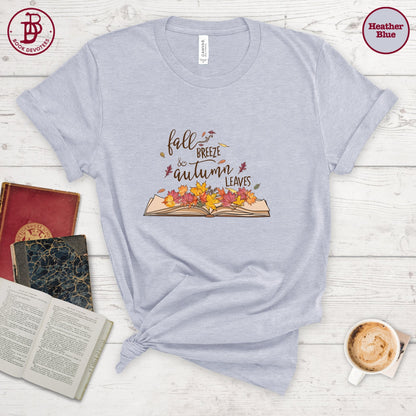 Fall Breeze Autumn Leaves Tee