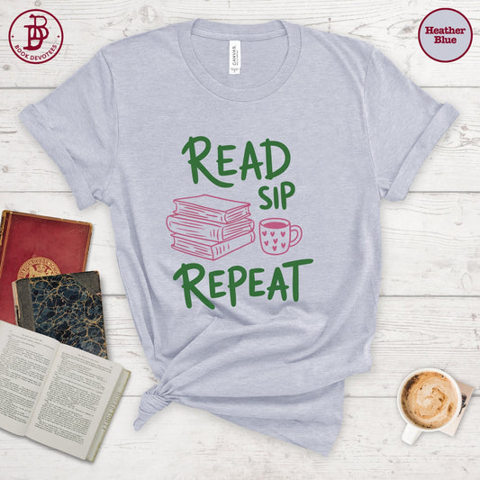 Read Sip Repeat Tee