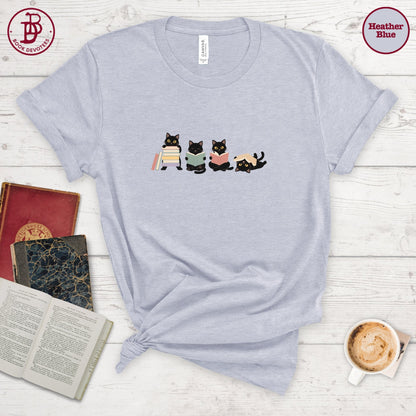 Reading Cats Tee
