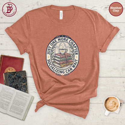 One More Chapter Badge Tee