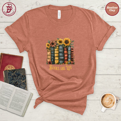 Sunflower Books are Life Tee