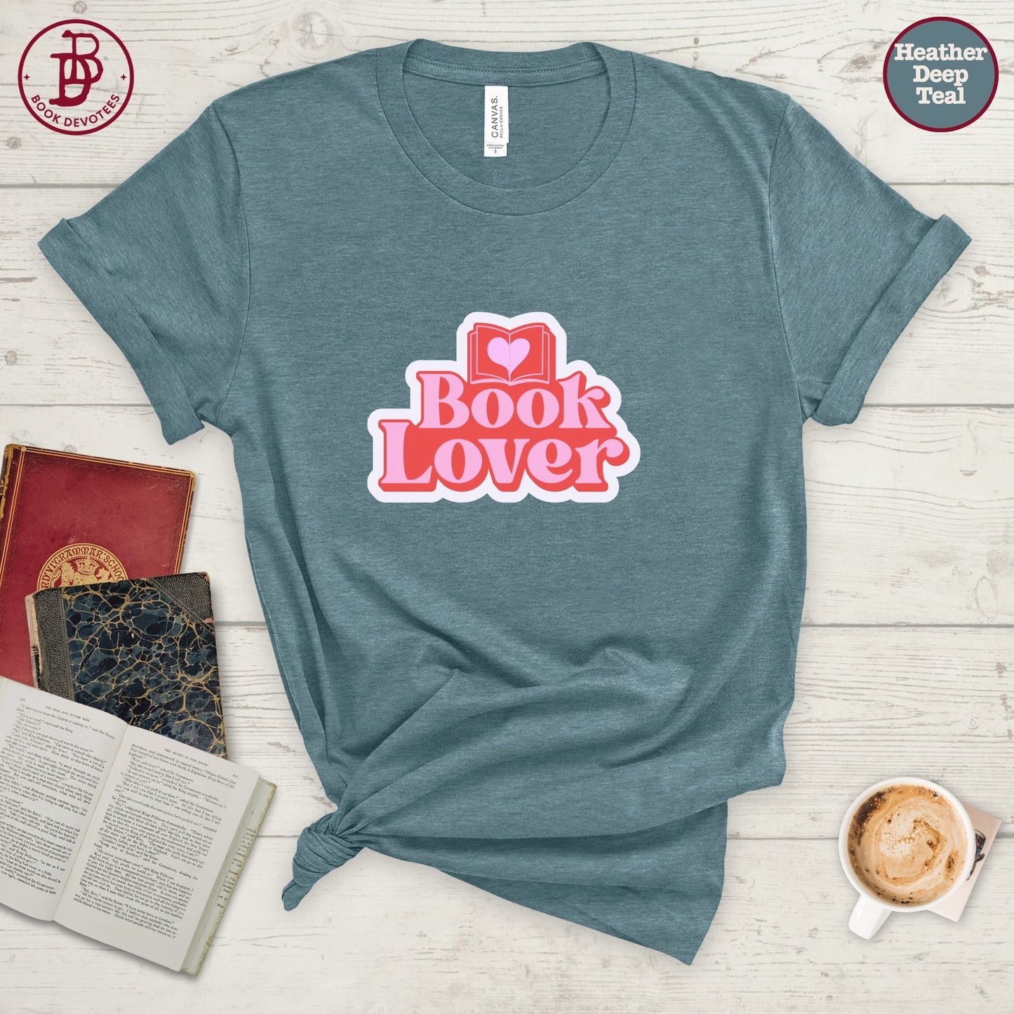 Book Lover Retro Tee