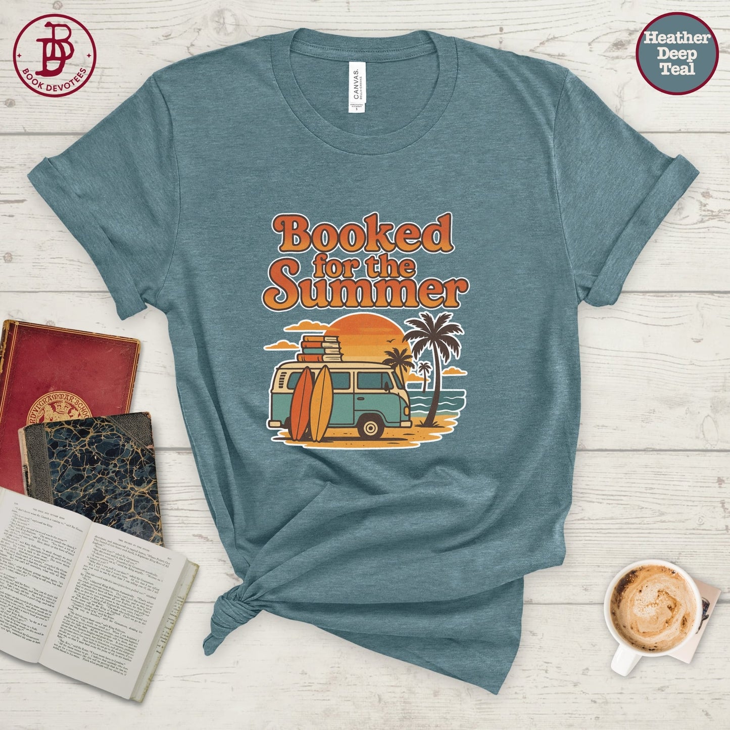 Booked for Summer Beach Tee