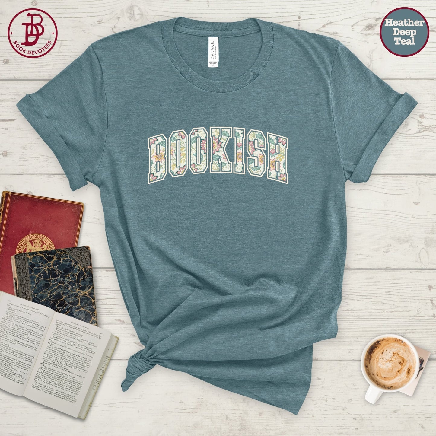 Bookish Floral Tee