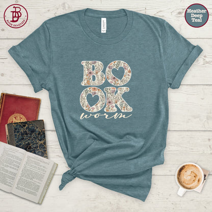 Bookworm Floral Tee