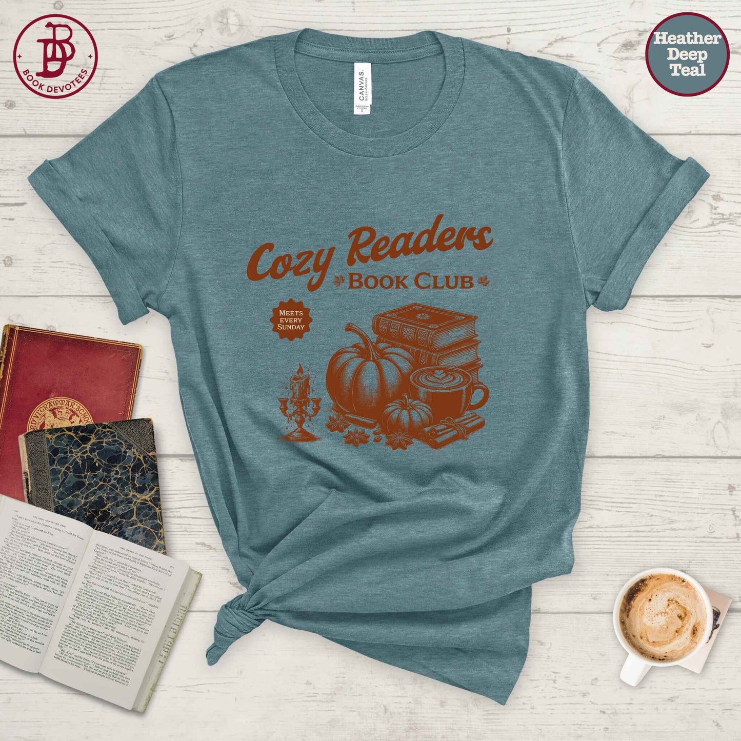 Cozy Readers Book Club Tee