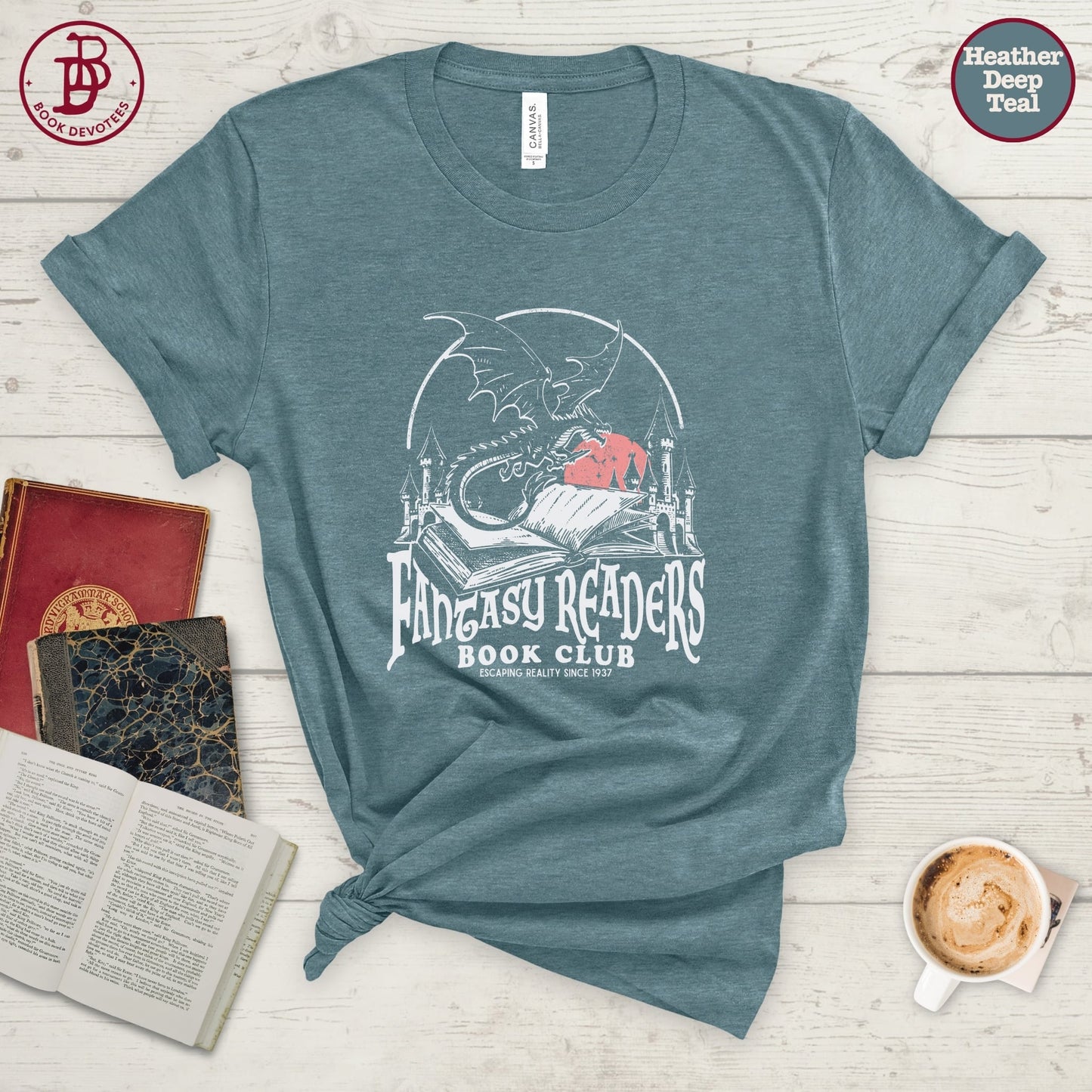Fantasy Readers Book Club Tee