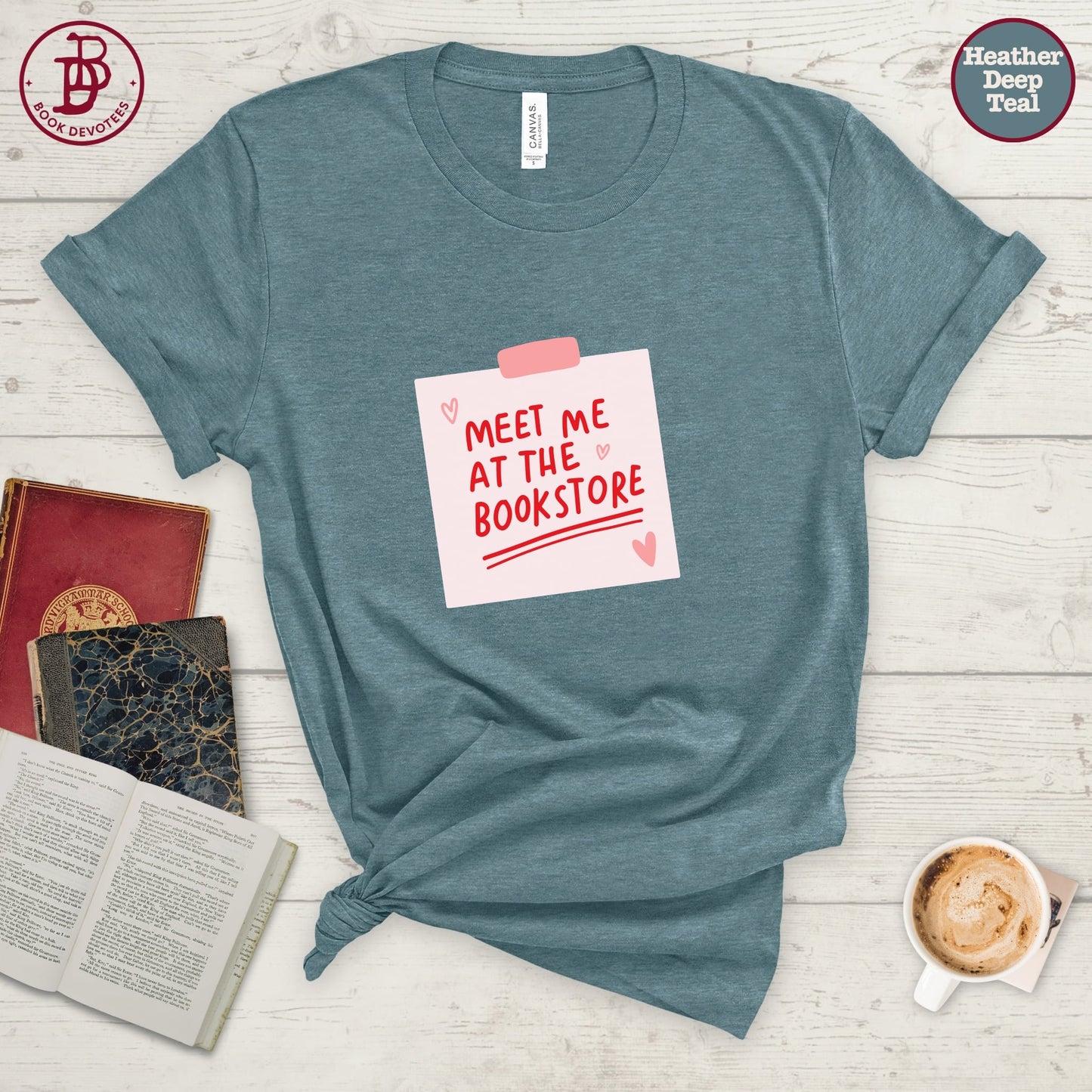 Meet Me at the Bookstore Tee