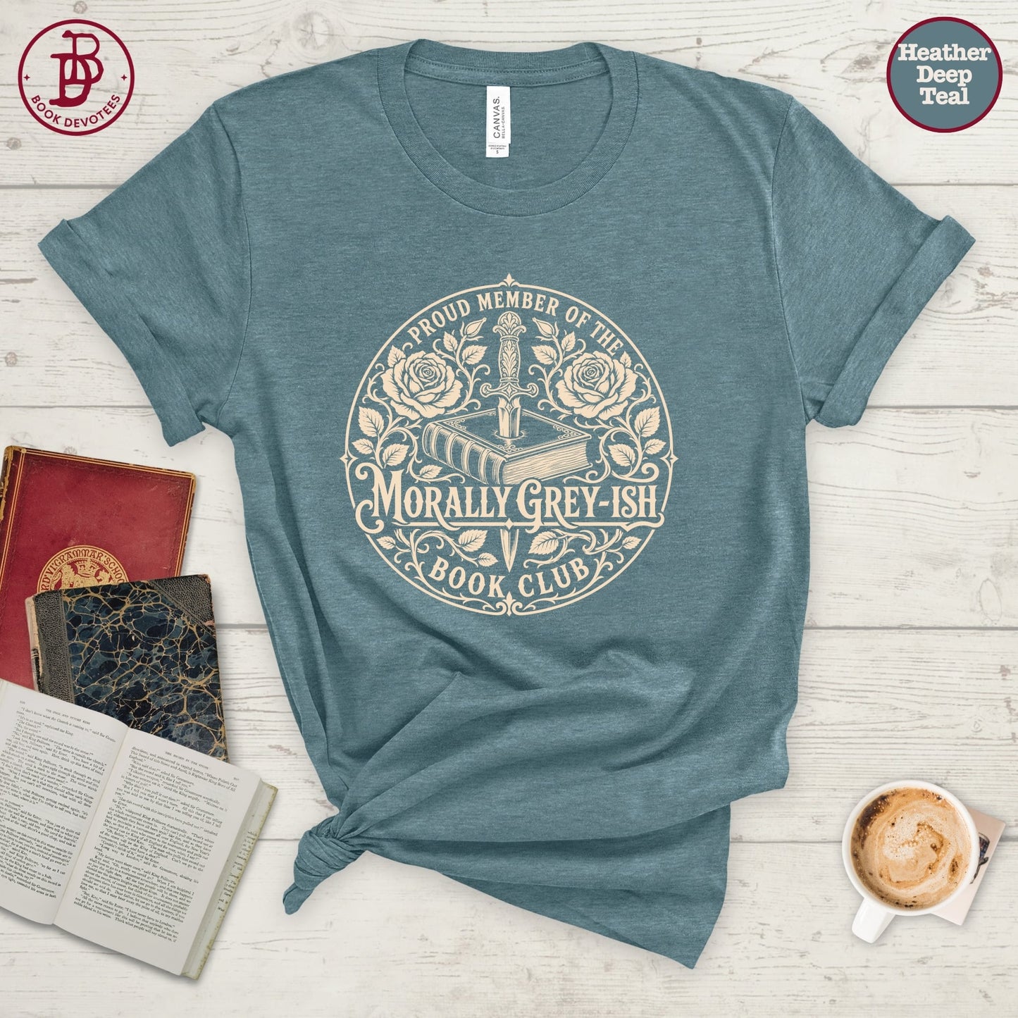 Morally Greyish Book Club Tee