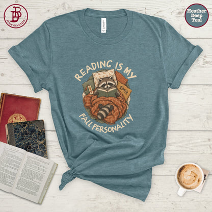 Reading is My Fall Personality Tee