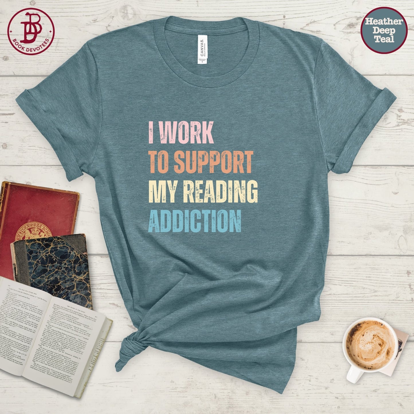 Support my Reading Addiction Tee