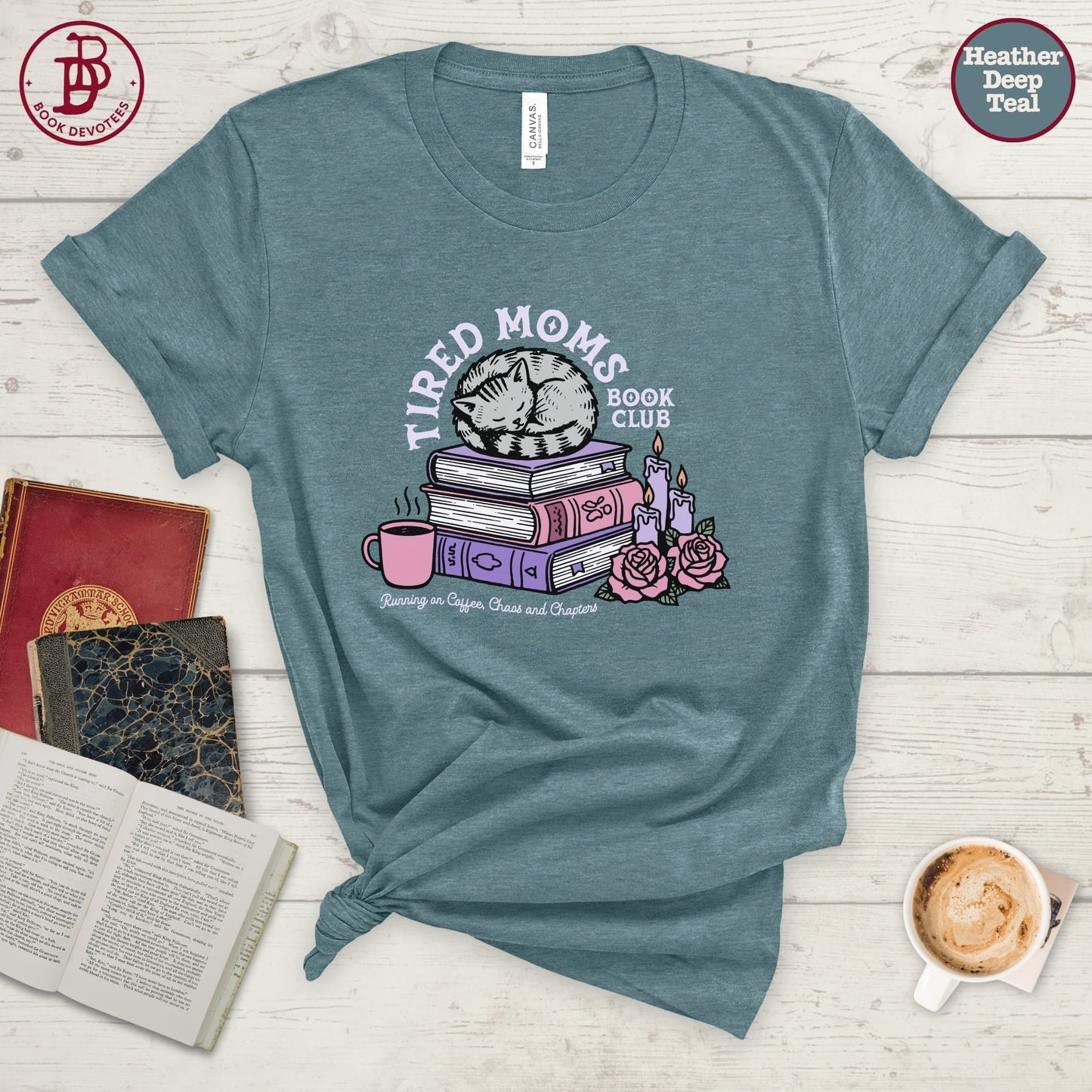 Tired Moms Cat Tee