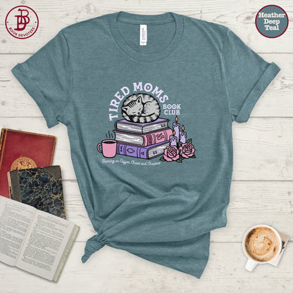 Tired Moms Cat Tee