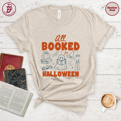 All Booked for Halloween Tee