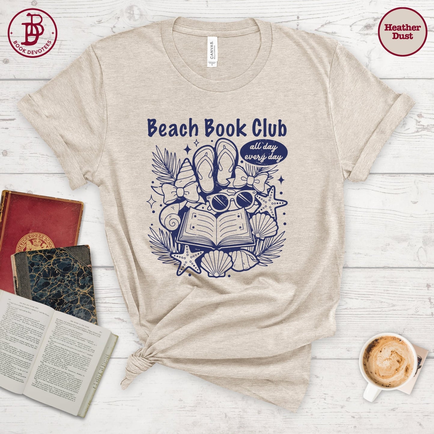 Beach Book Club All Day Tee