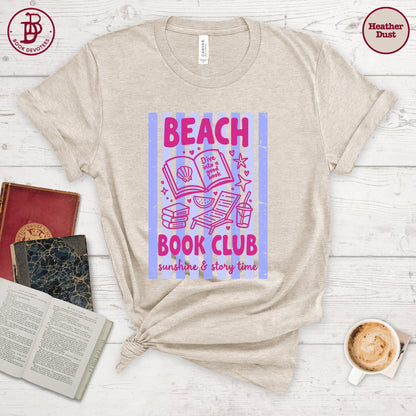 Beach Book Club Stripe Tee