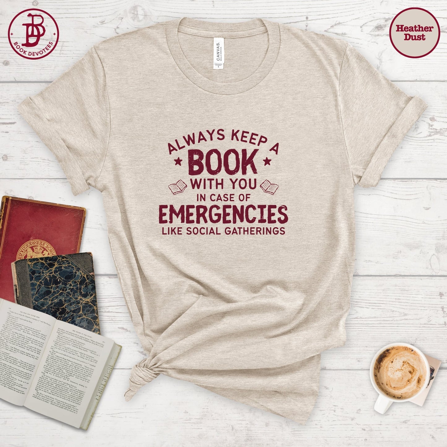 Book In Case of Emergencies Tee