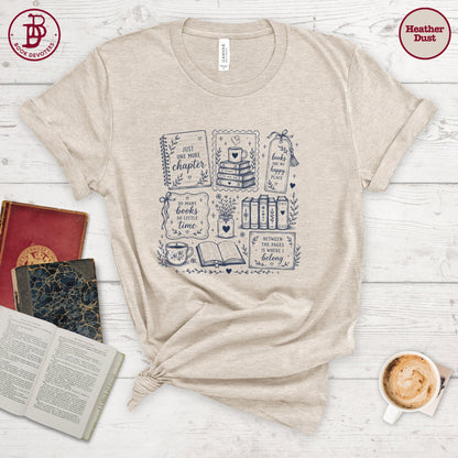 Book Love Stamp Tee