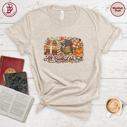 Booked for Fall Kitty Tee