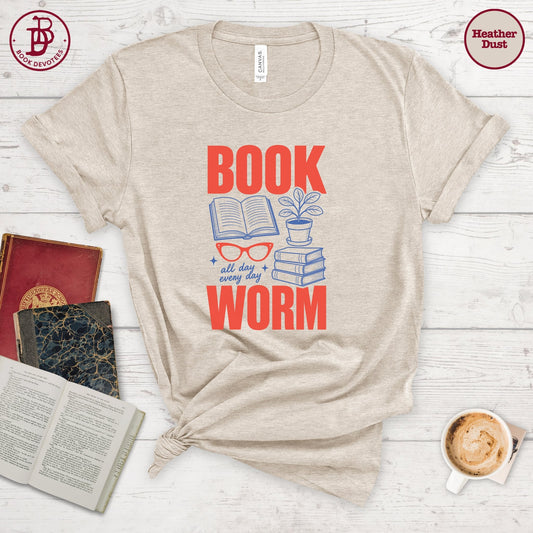 Bookworm Art Tee