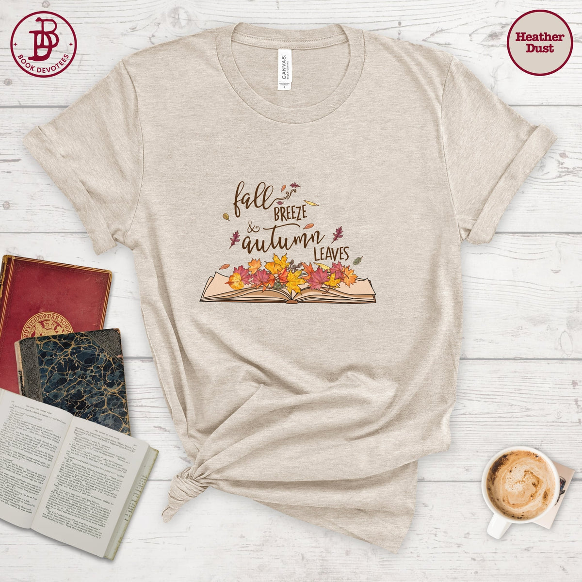 Fall Breeze Autumn Leaves Tee