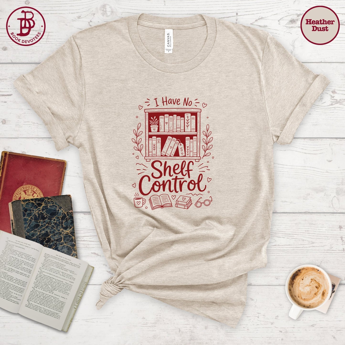 No Shelf Control Art Tee