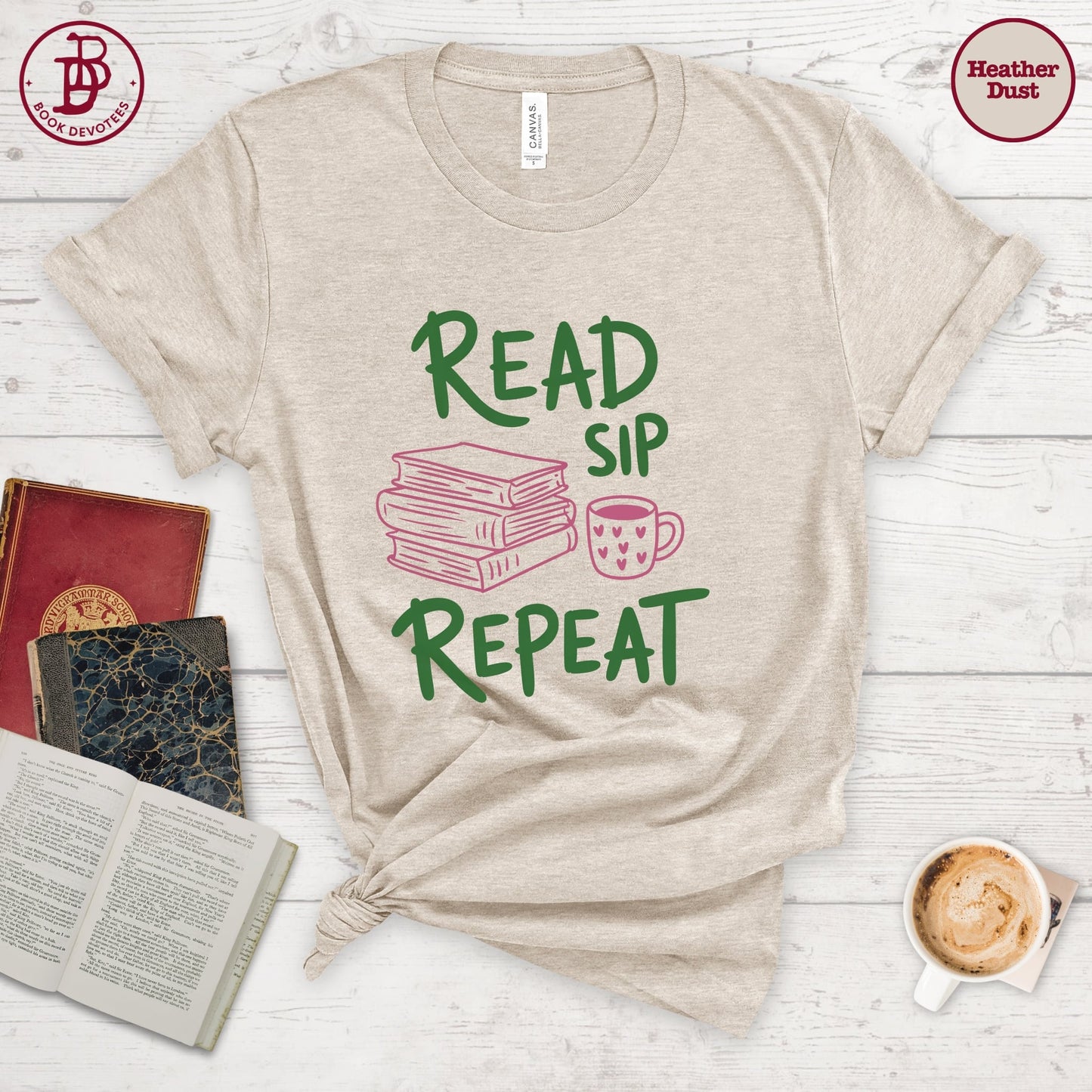 Read Sip Repeat Tee