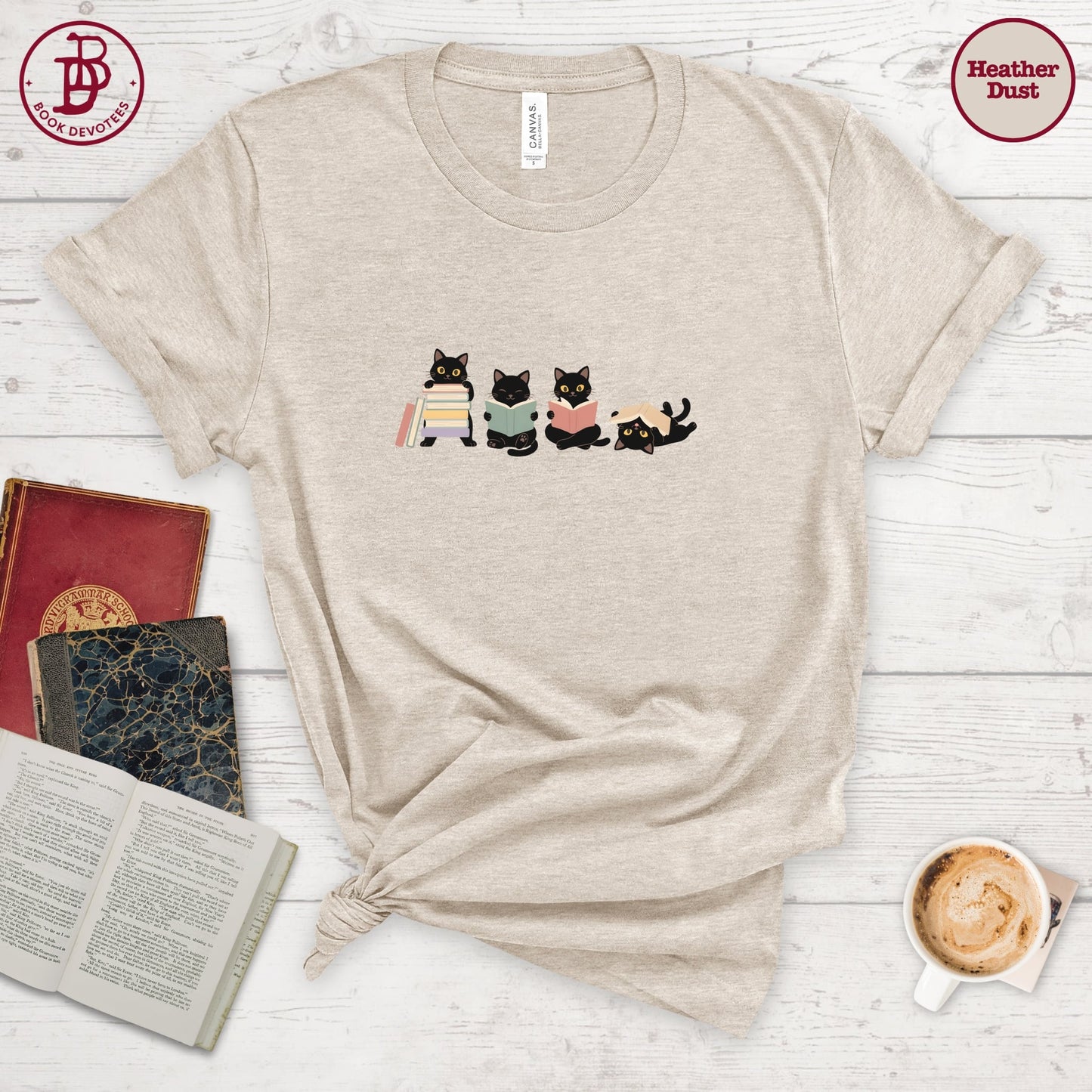 Reading Cats Tee