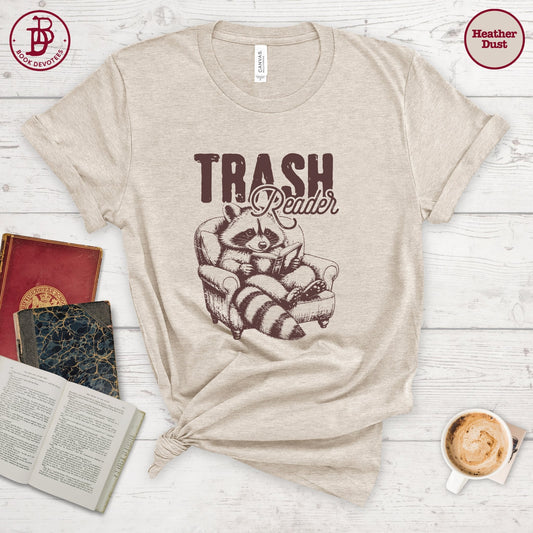 Trash Reader Racoon Tee