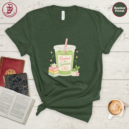 Booked for Summer Matcha Tee