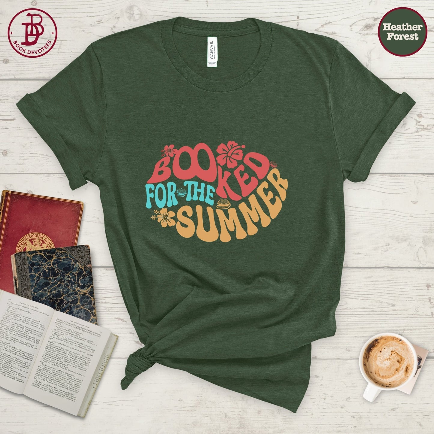 Booked for Summer Retro Tee