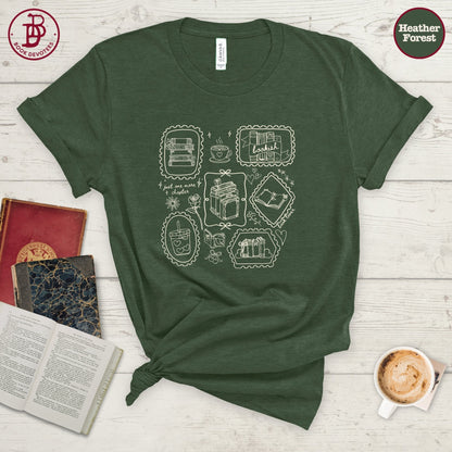 Bookish Love Stamp Tee
