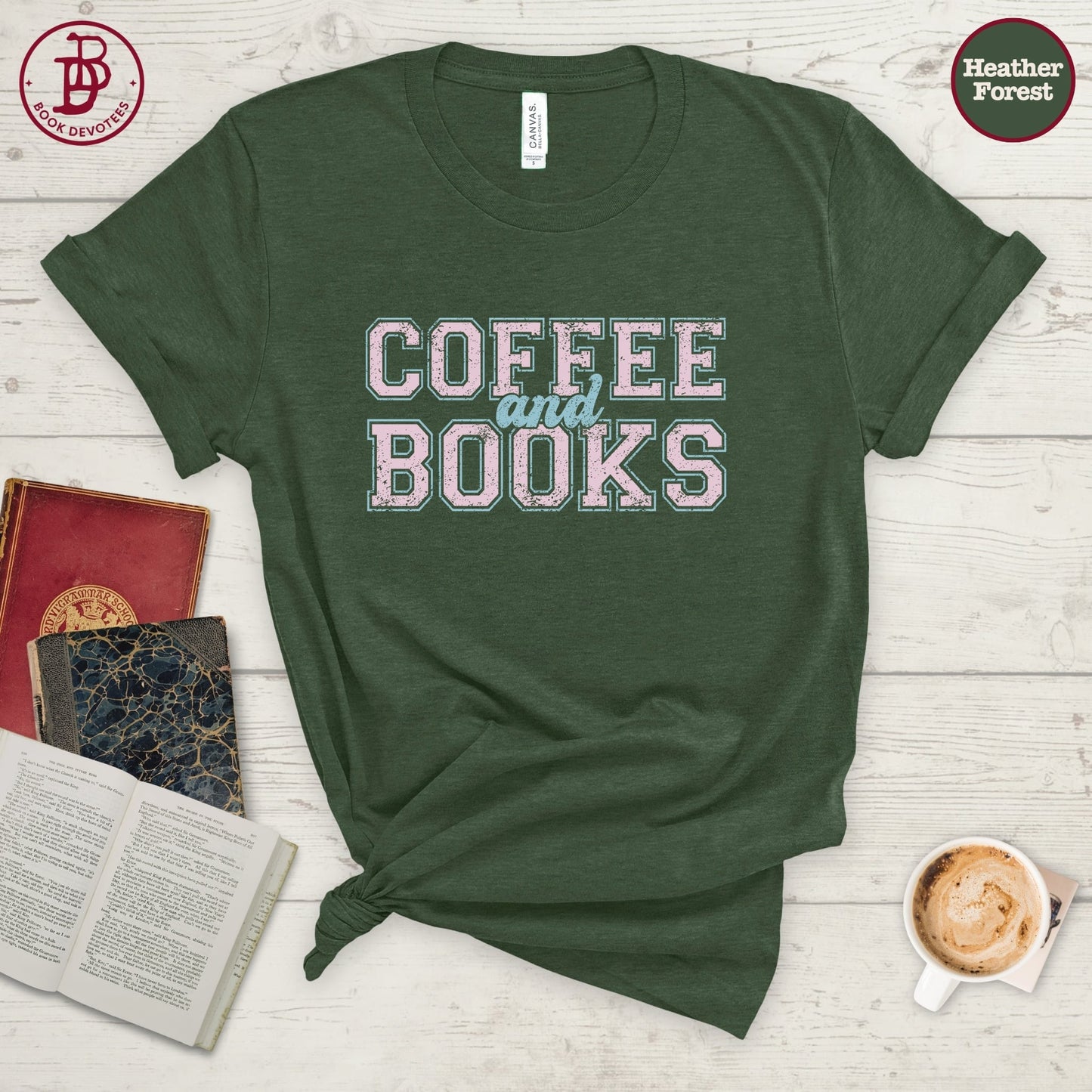 Coffee and Books Tee