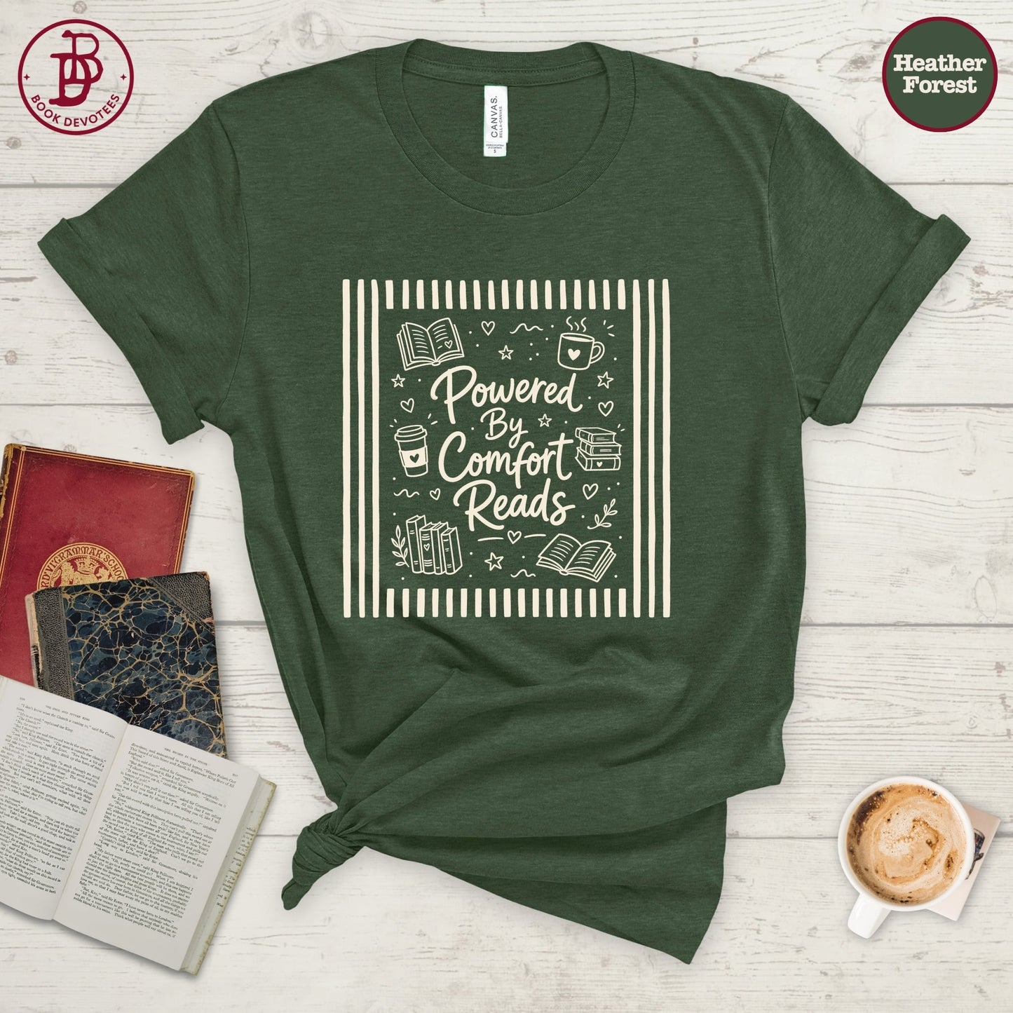 Comfort Reads Stripe Tee