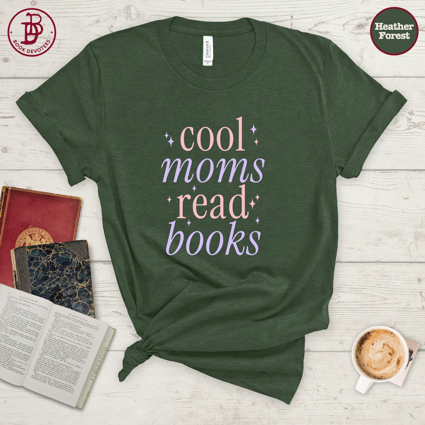 Cool Moms Read Books Tee