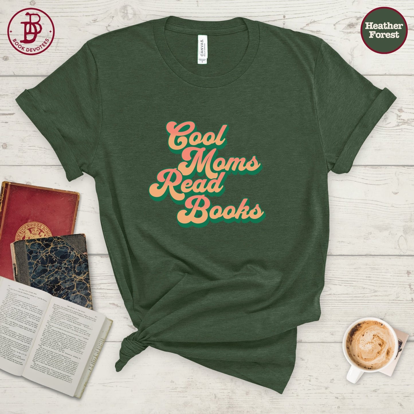 Cool Moms Read Retro Tee