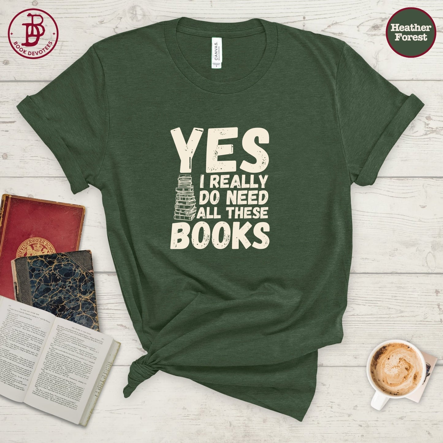 Need All These Books Tee