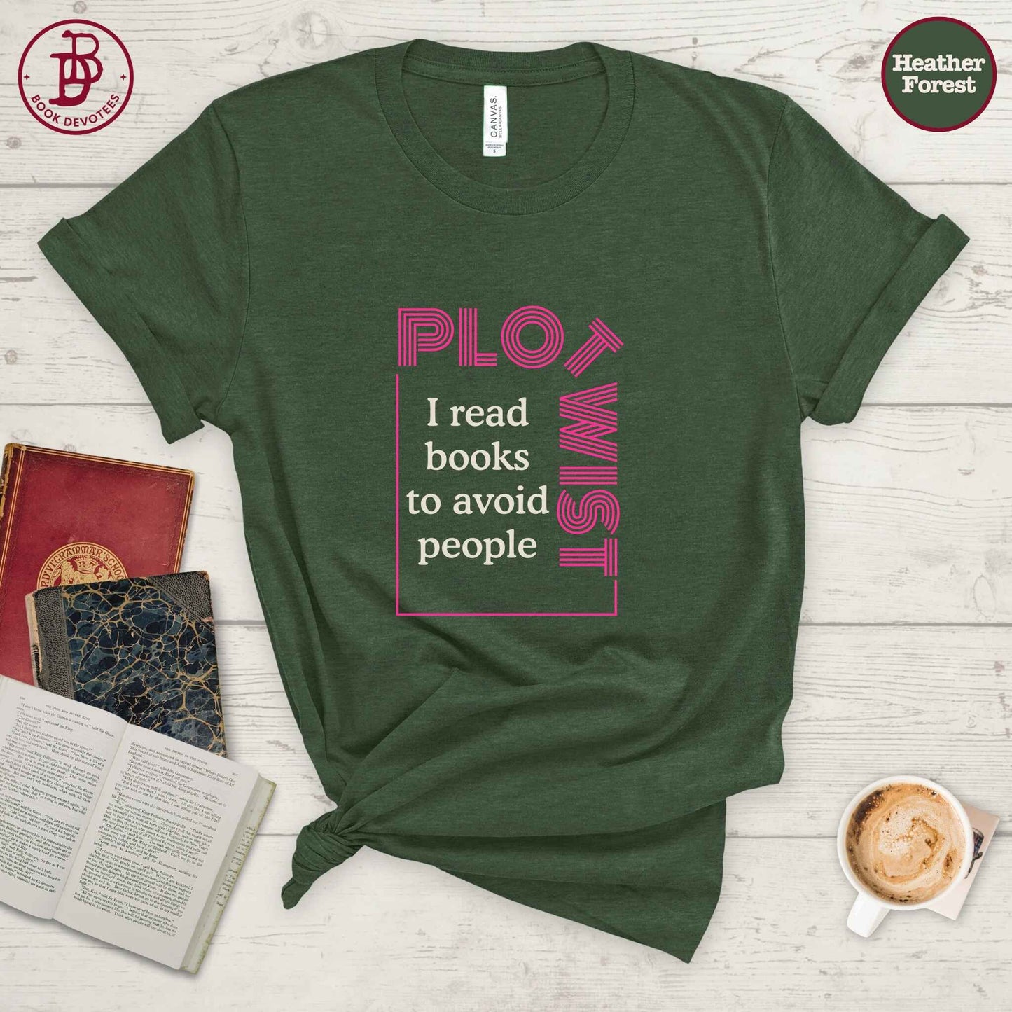 Plot Twist Avoid People Tee