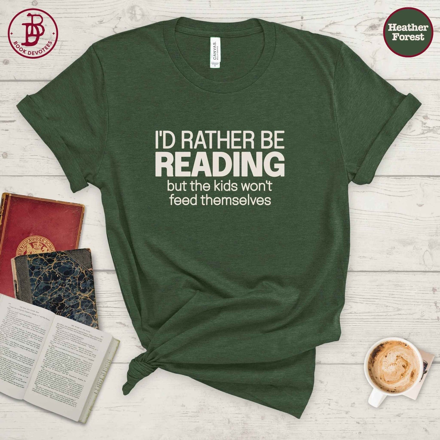 Rather Be Reading Mom Tee