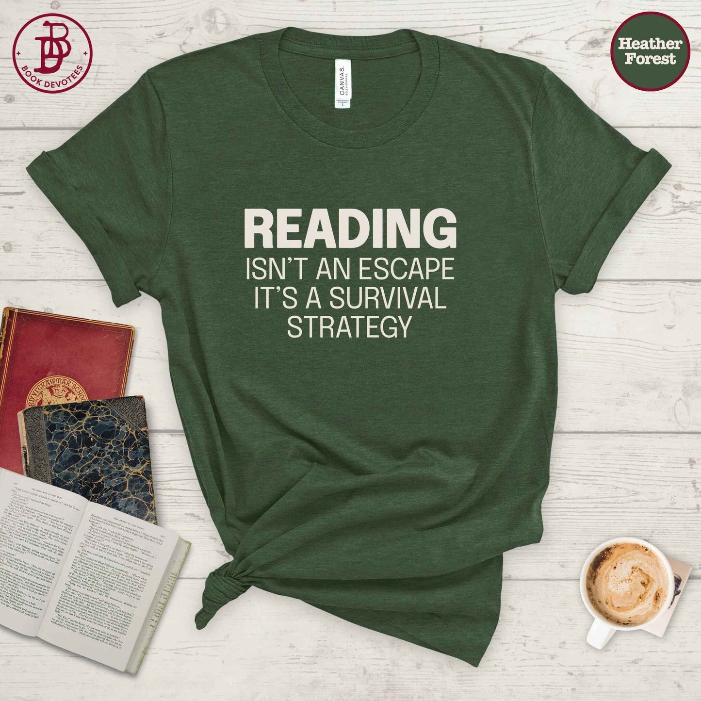 Reading Survival Strategy Tee