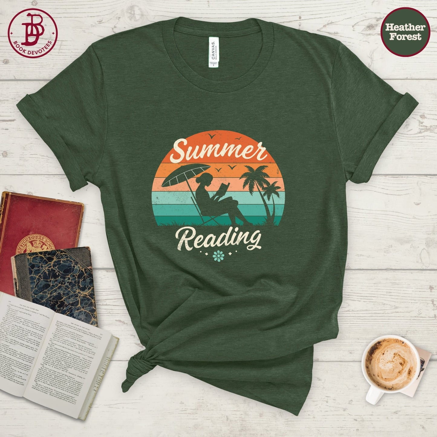 Summer Reading Sunset Tee