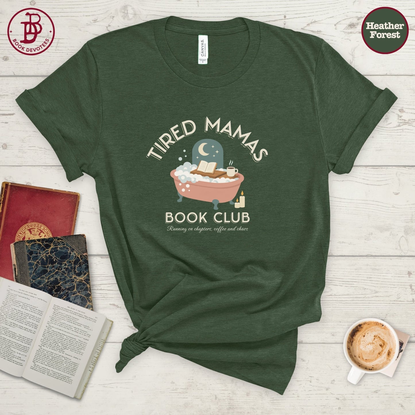 Tired Mamas Book Club Tee