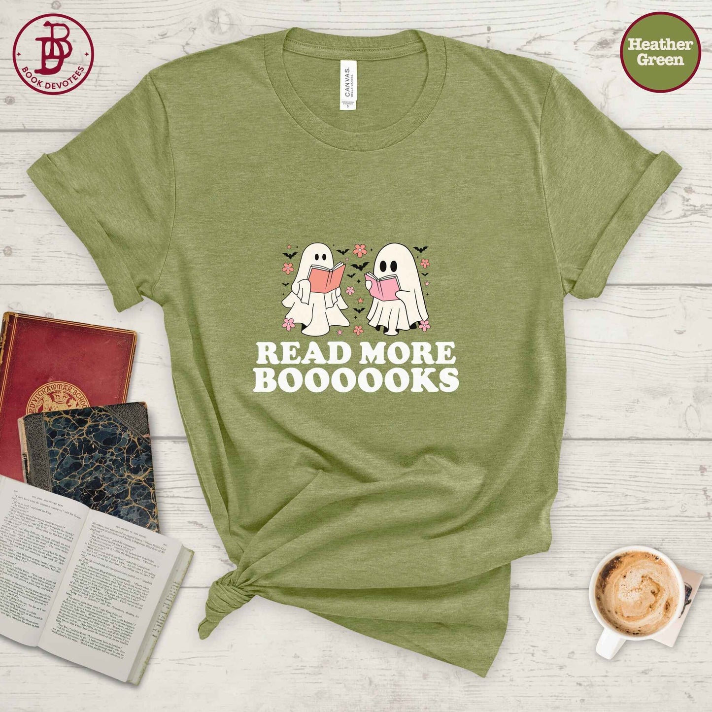 Ghosts Read More Books Tee