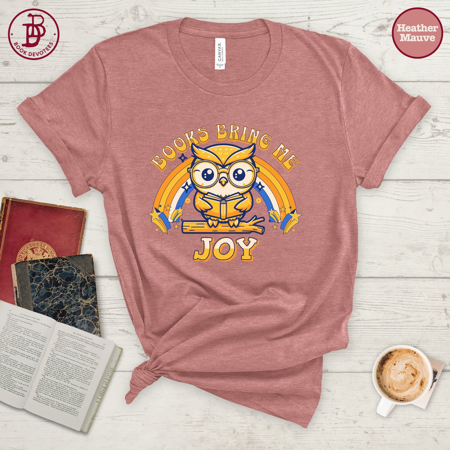 Book Joy Owl Tee