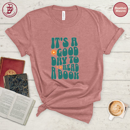 Good Day to Read Retro Tee