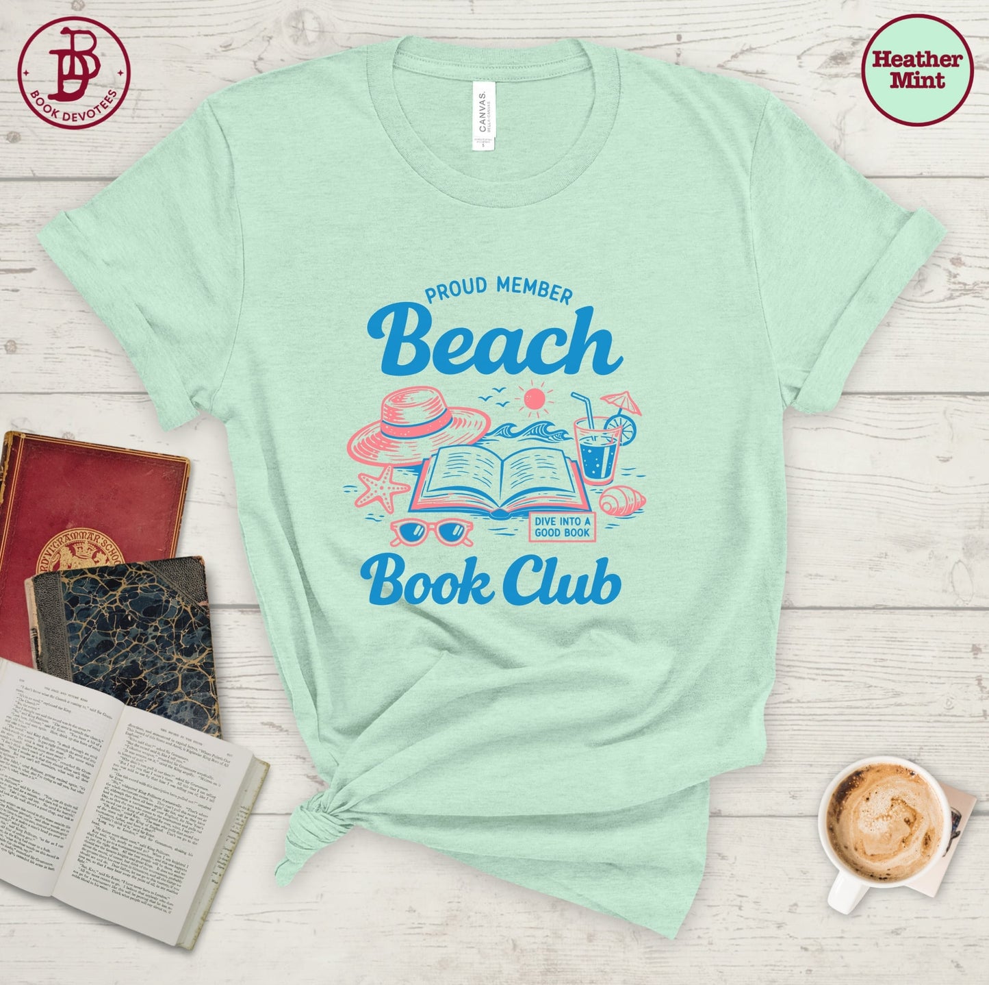 Beach Book Club Member Tee