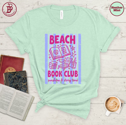 Beach Book Club Stripe Tee