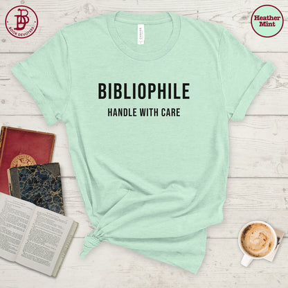 Bibliophile Handle With Care Tee